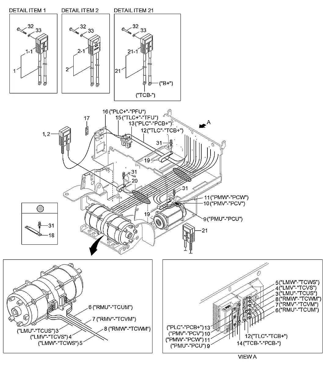 21B1-96091 Empilhadeira Hyundai 22B-9