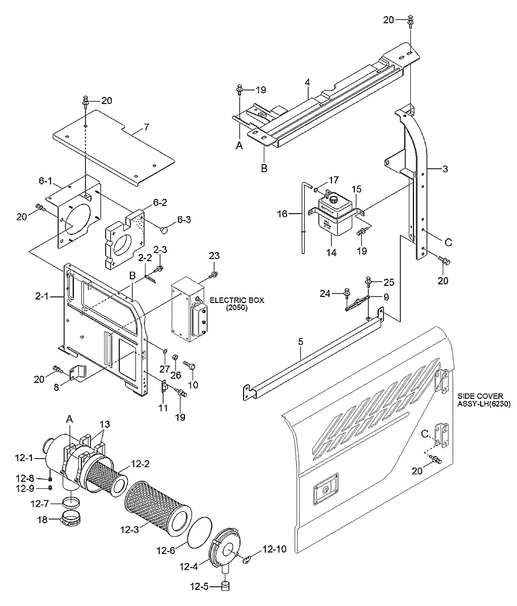11Q4-42200 Escavadeira de esteiras Hyundai RB140LC-9S