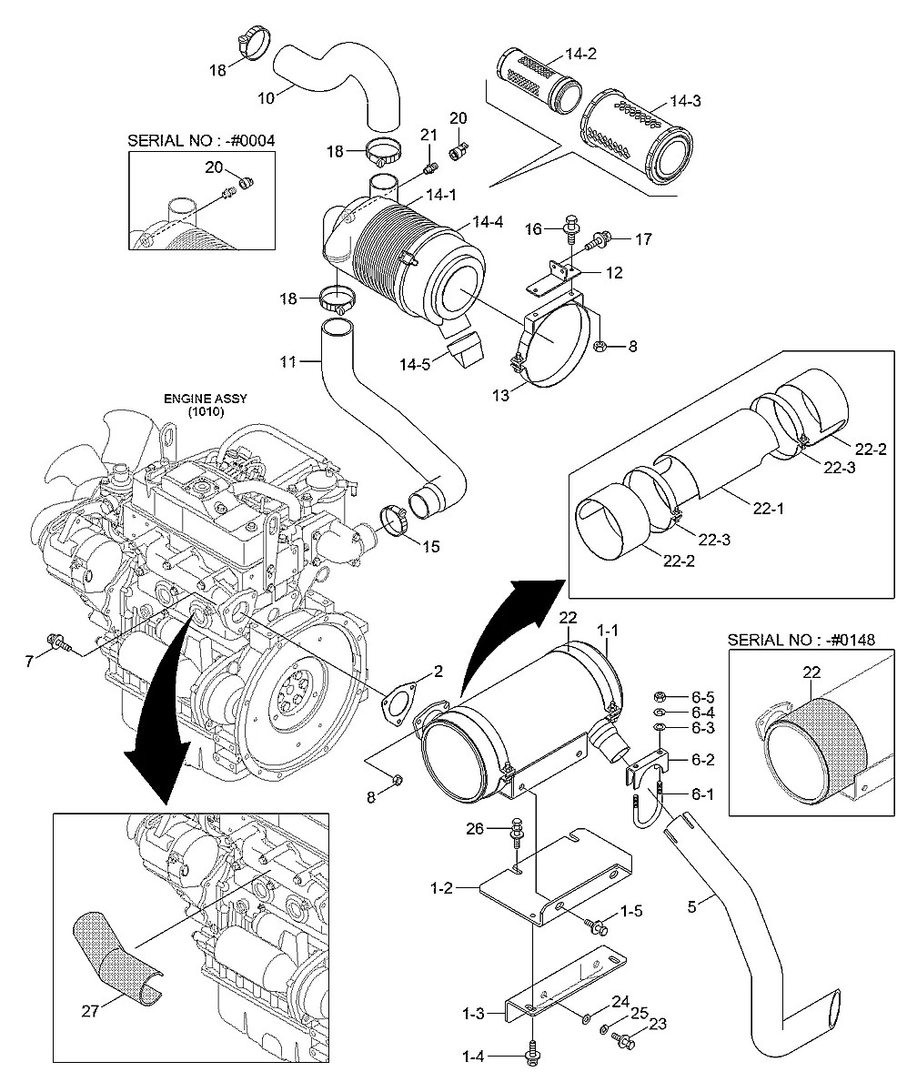 S038-102026 Escavadeira de esteiras Hyundai R25Z-9A