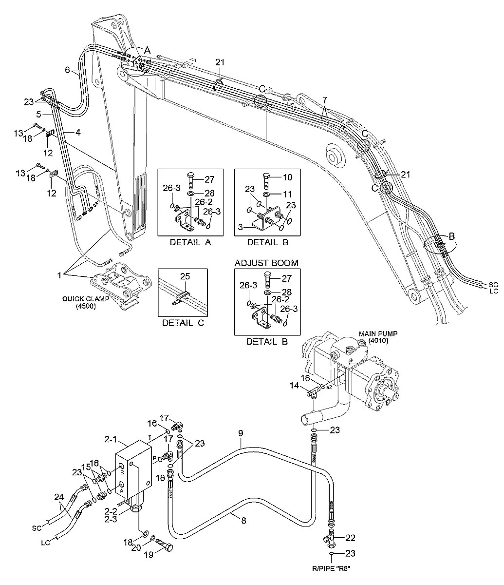 S017-160752 Escavadeira de esteiras Hyundai RB140LC-9S