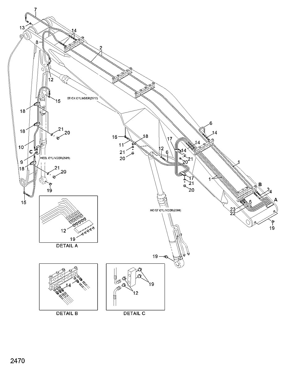 32W1-60040 Equipamento florestal Hyundai 42HDLL