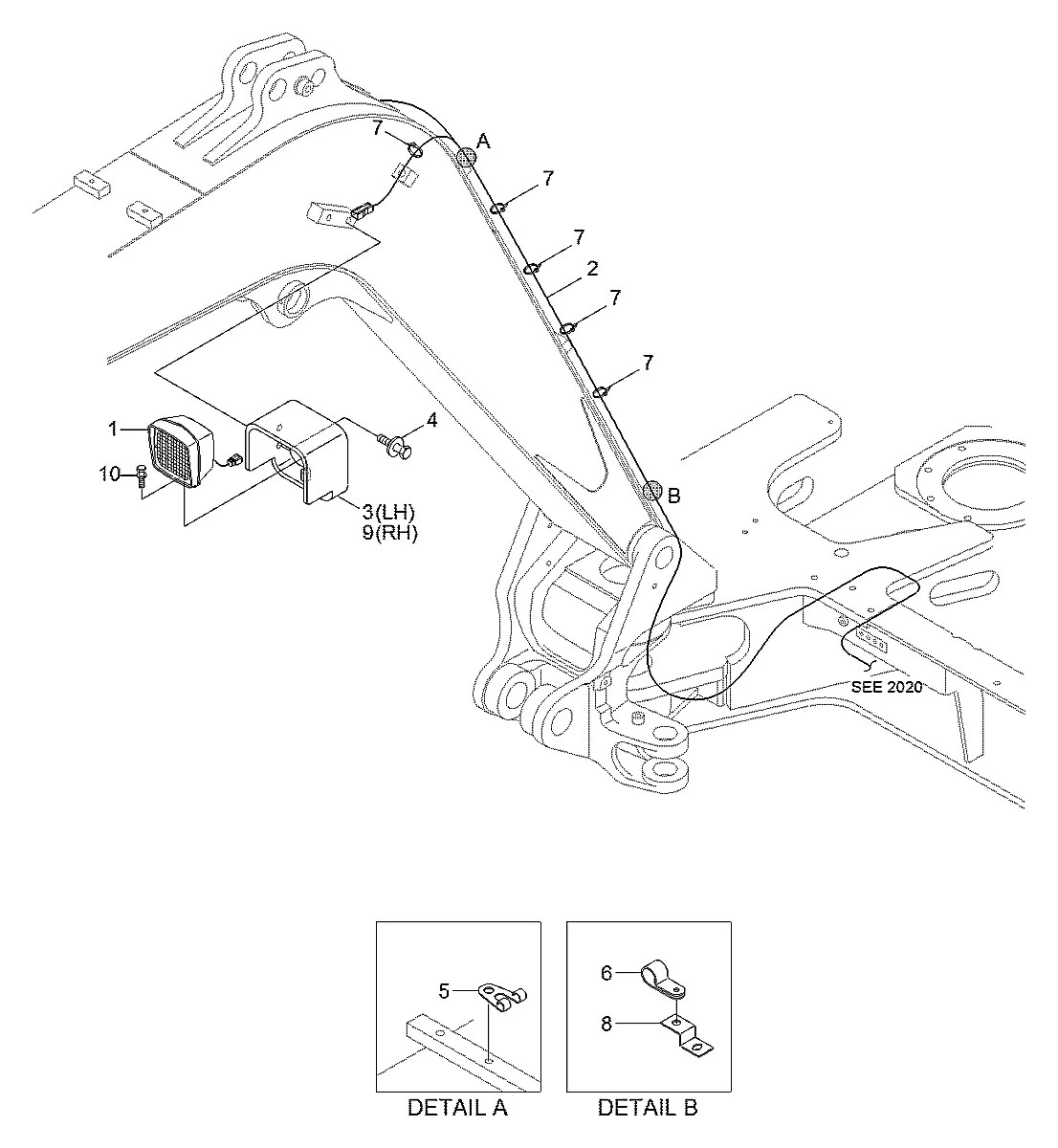 S037-104016 Escavadeira de esteiras Hyundai R80CR-9