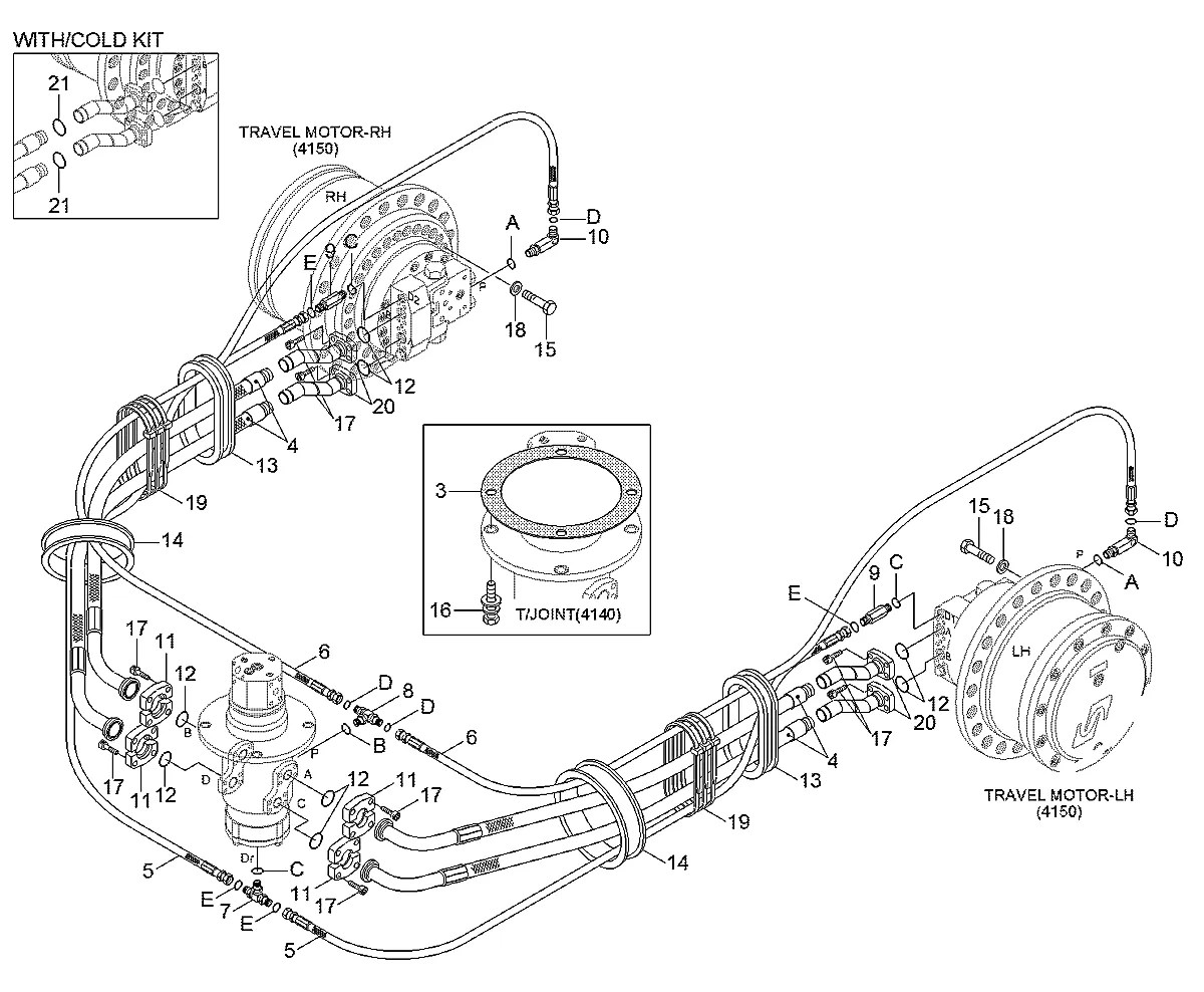 31Q7-40100 Escavadeira de esteiras Hyundai R260LC-9S