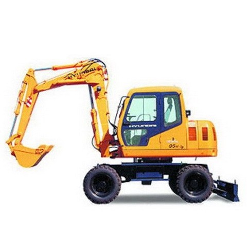 1100318747 Escavadeira de rodas Hyundai R95W-3
