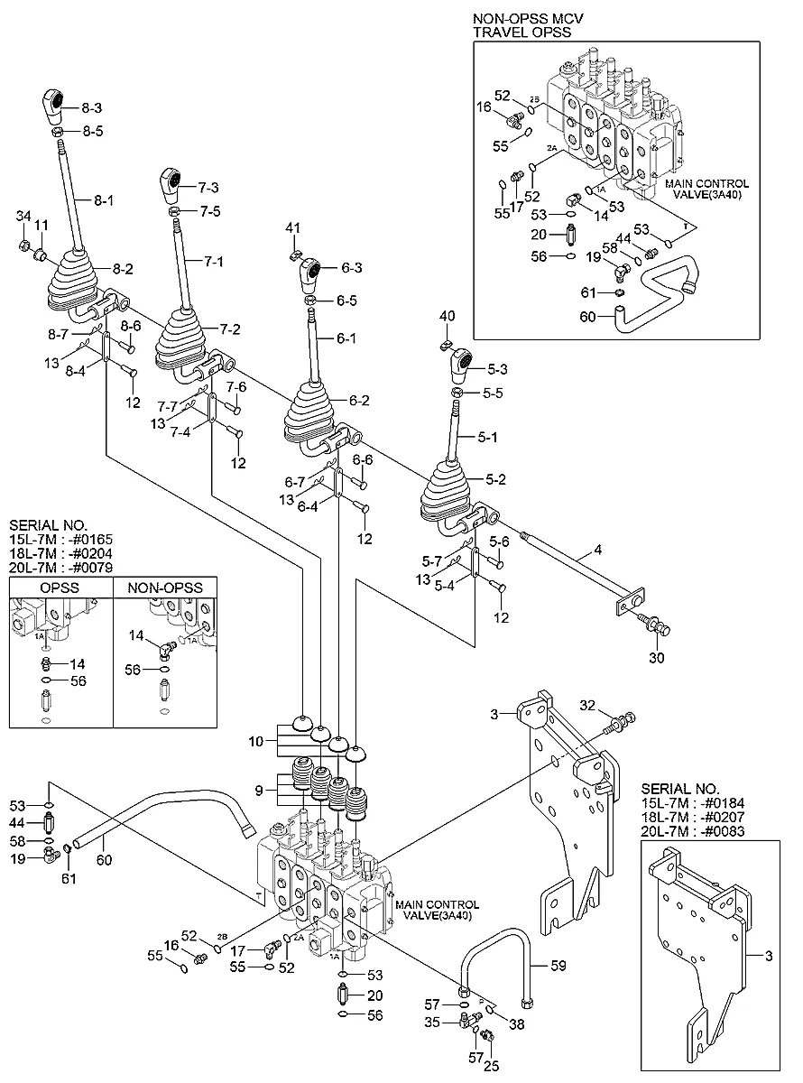 31HA-40162 Empilhadeira Hyundai 15-18-20L-7M