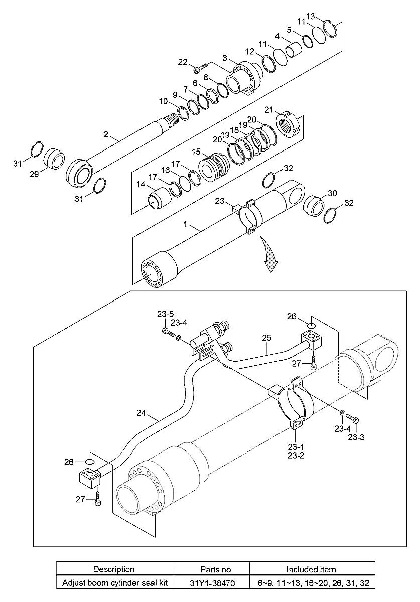 S011-100252 Escavadeira de esteiras Hyundai R180LC-9A