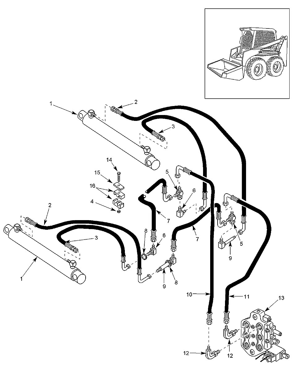 YCAC-01300 Mini carregadeira Hyundai HSL1200T