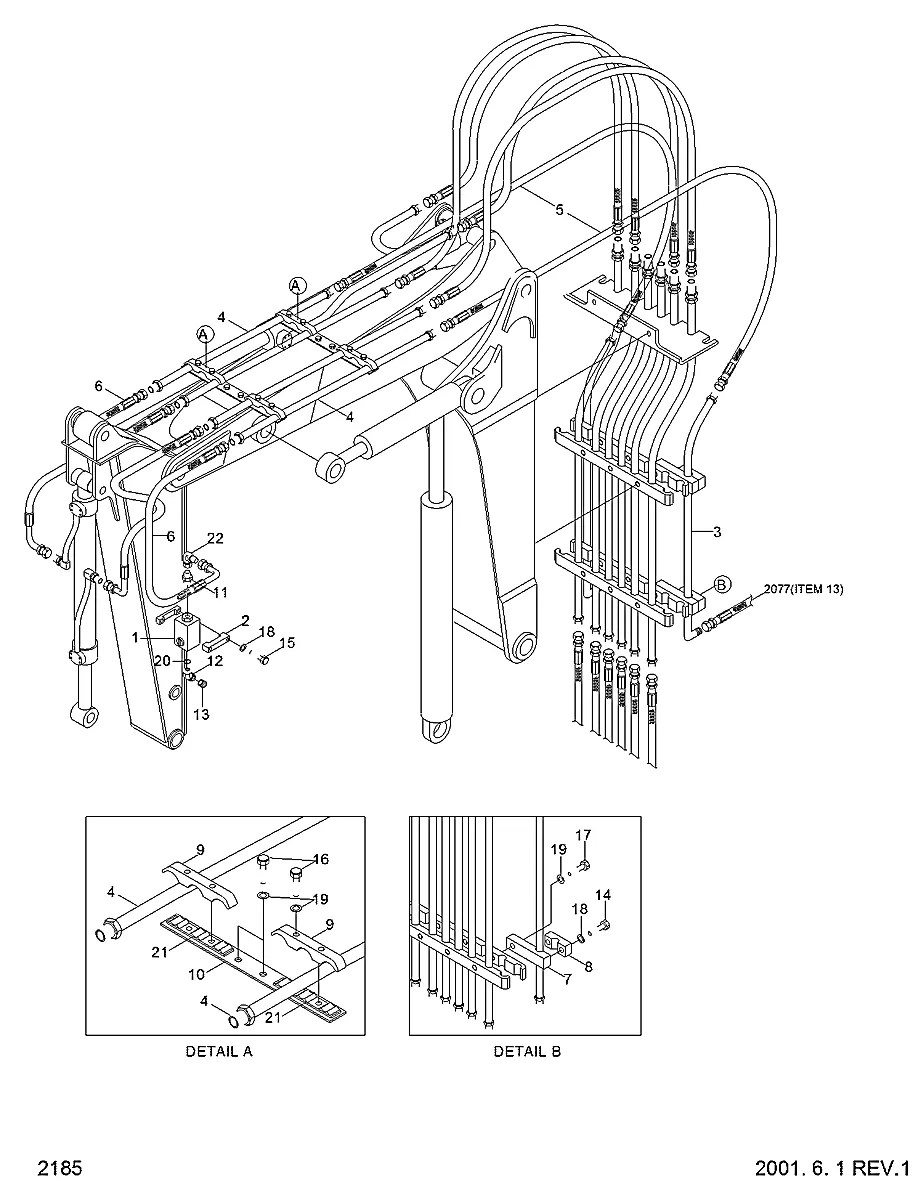 P621-164028 Escavadeira de rodas Hyundai R95W-3