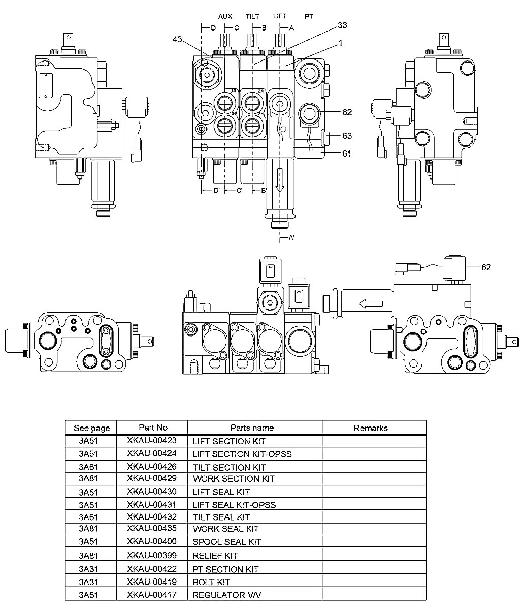 XKAU-00432 Empilhadeira Hyundai 25-30-33LF-7