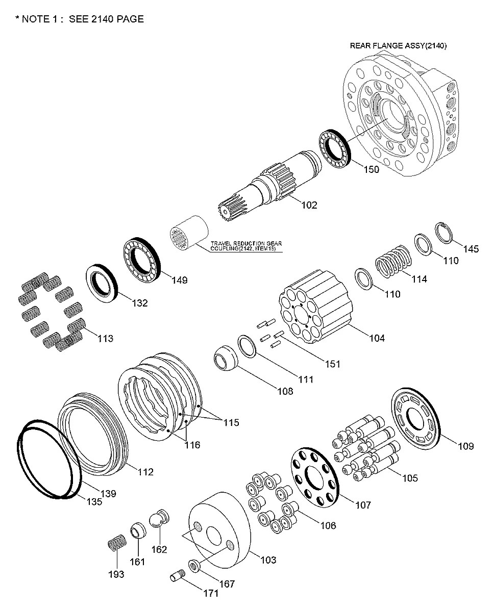 401B2093-00 Escavadeira de esteiras Hyundai R250LC-3