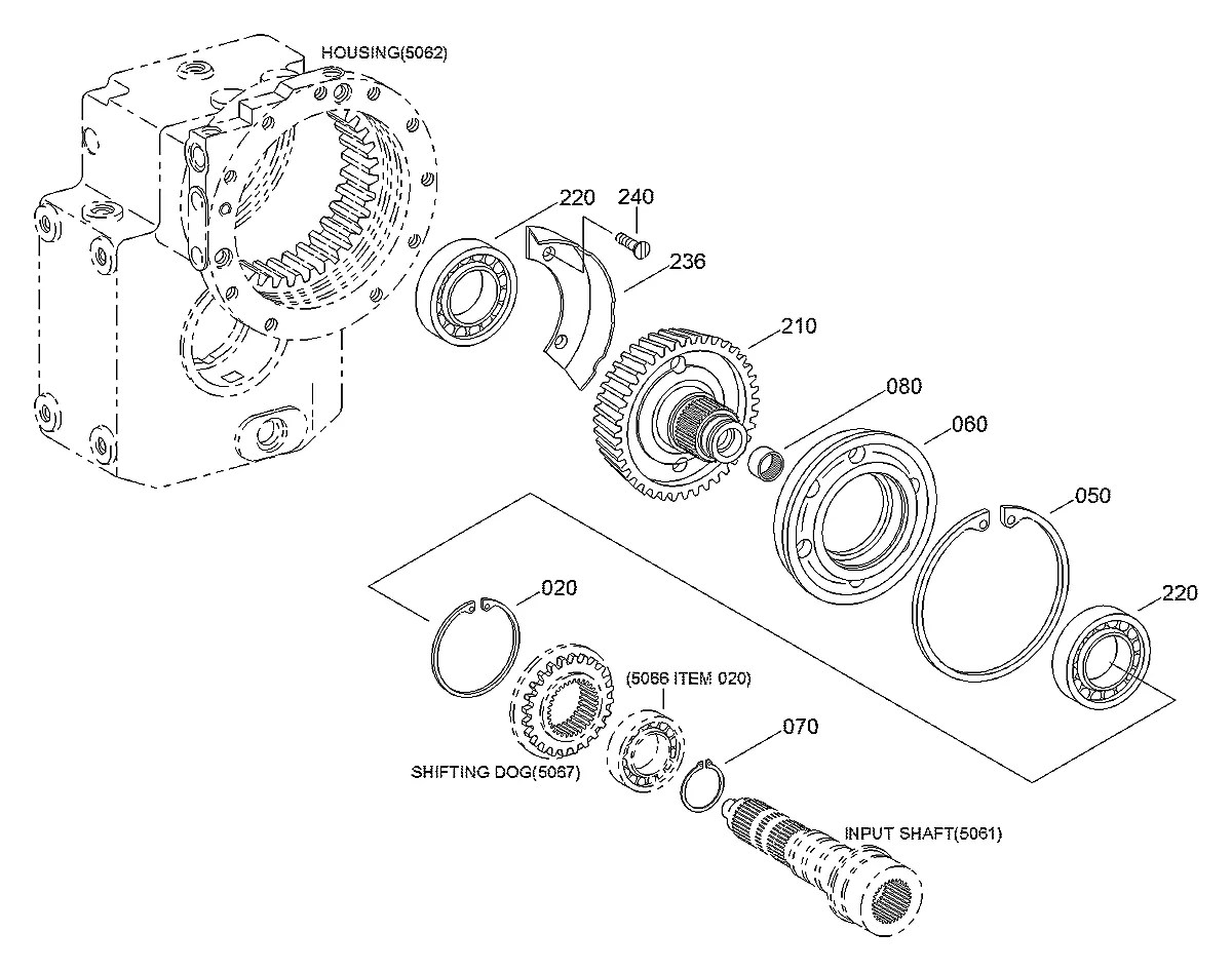 ZGAQ-01039 Escavadeira de rodas Hyundai R200W-7