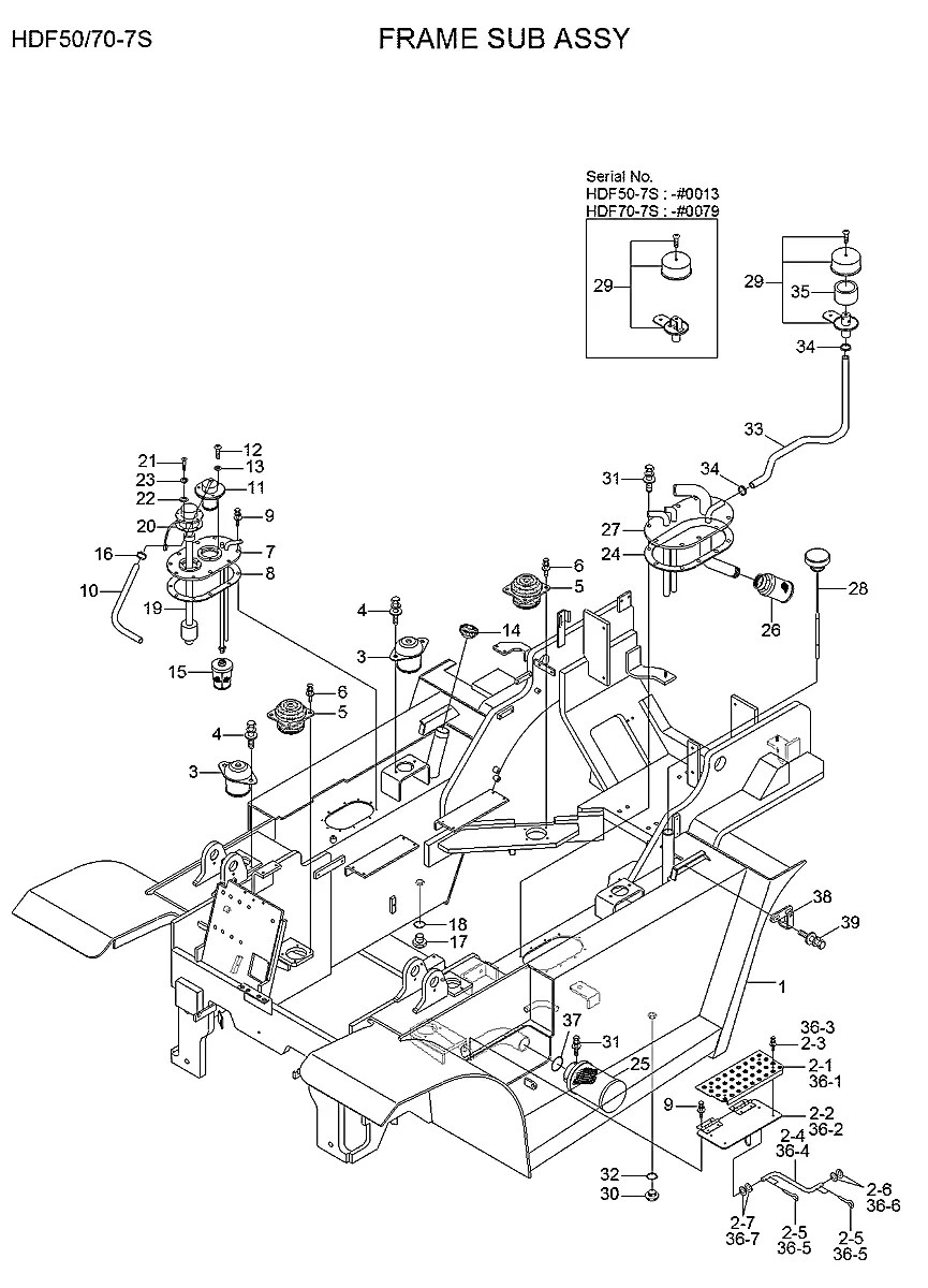 31FF-81000 Empilhadeira Hyundai HDF50-70-7S
