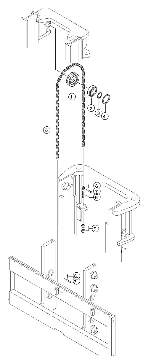 81F1-8019 Empilhadeira Hyundai DX30
