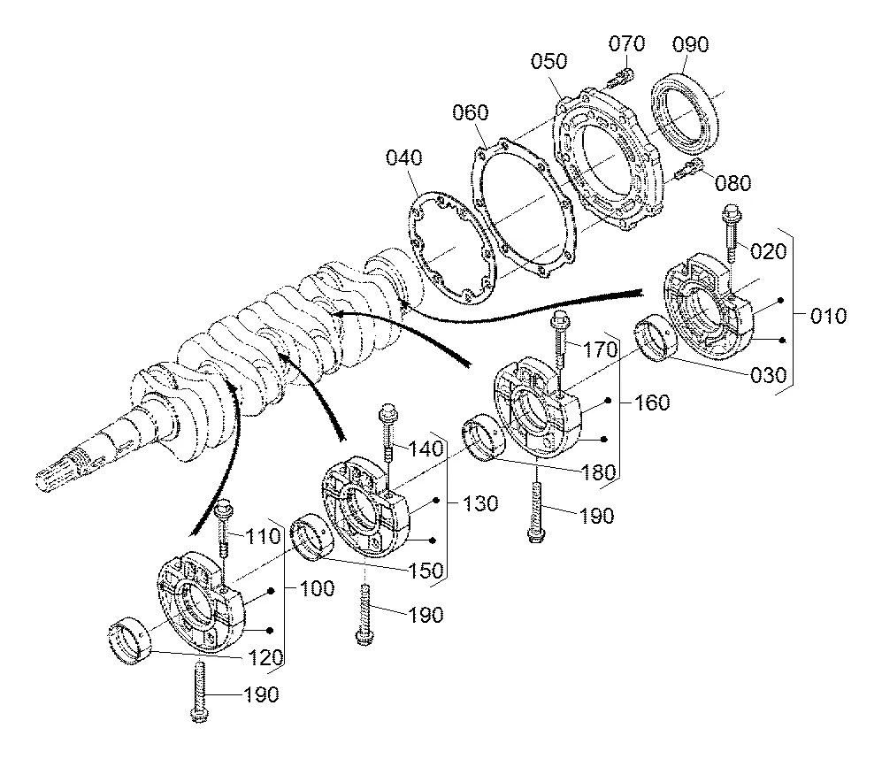 1A091-23480 Mini carregadeira Hyundai HSL650-7
