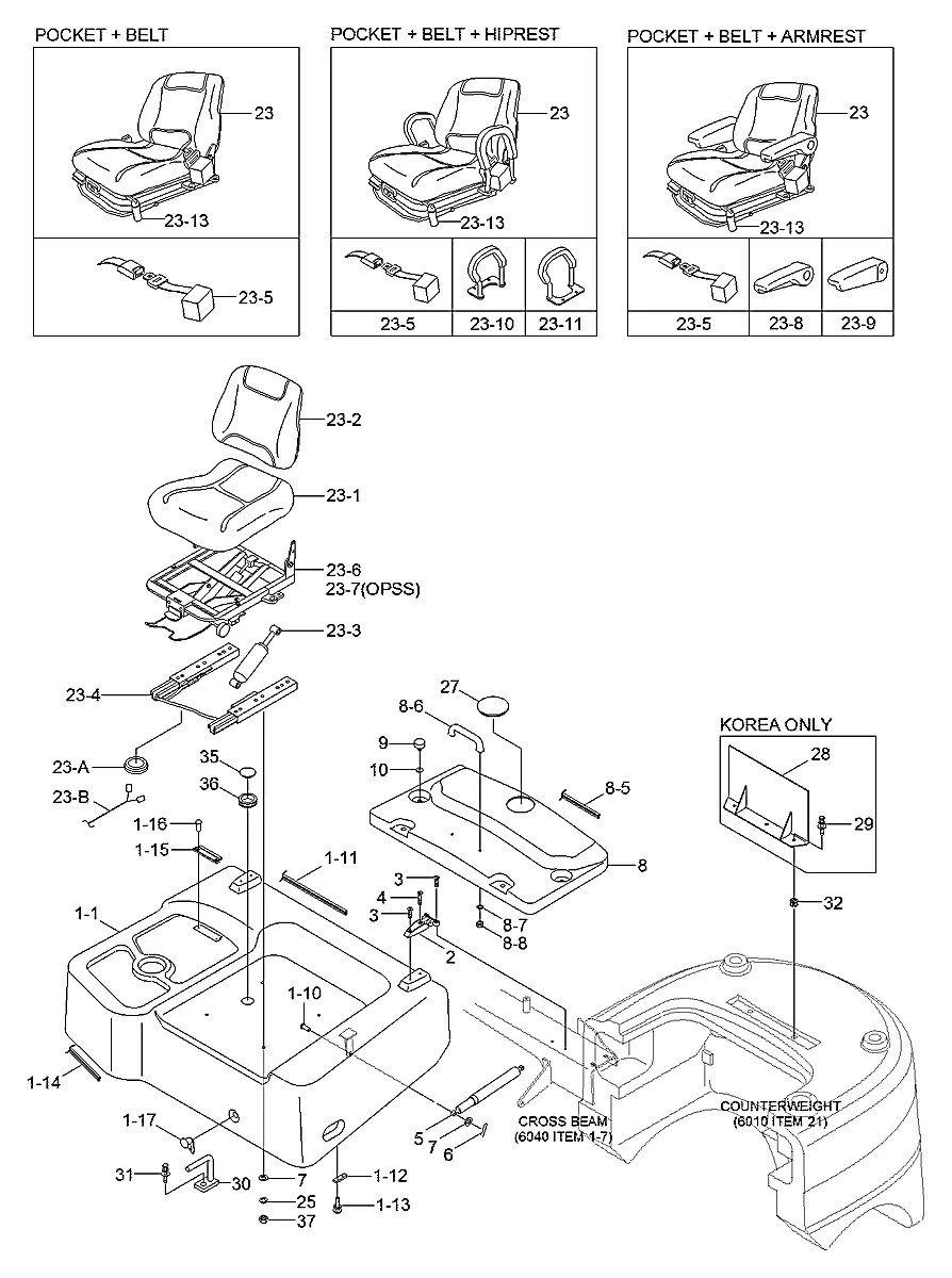 S141-060452 Empilhadeira Hyundai 45DS-7