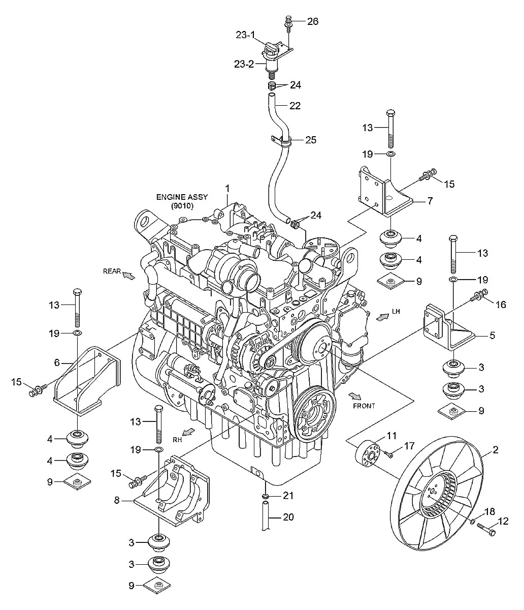 11Q4-01310 Escavadeira de esteiras Hyundai R125LCR-9A