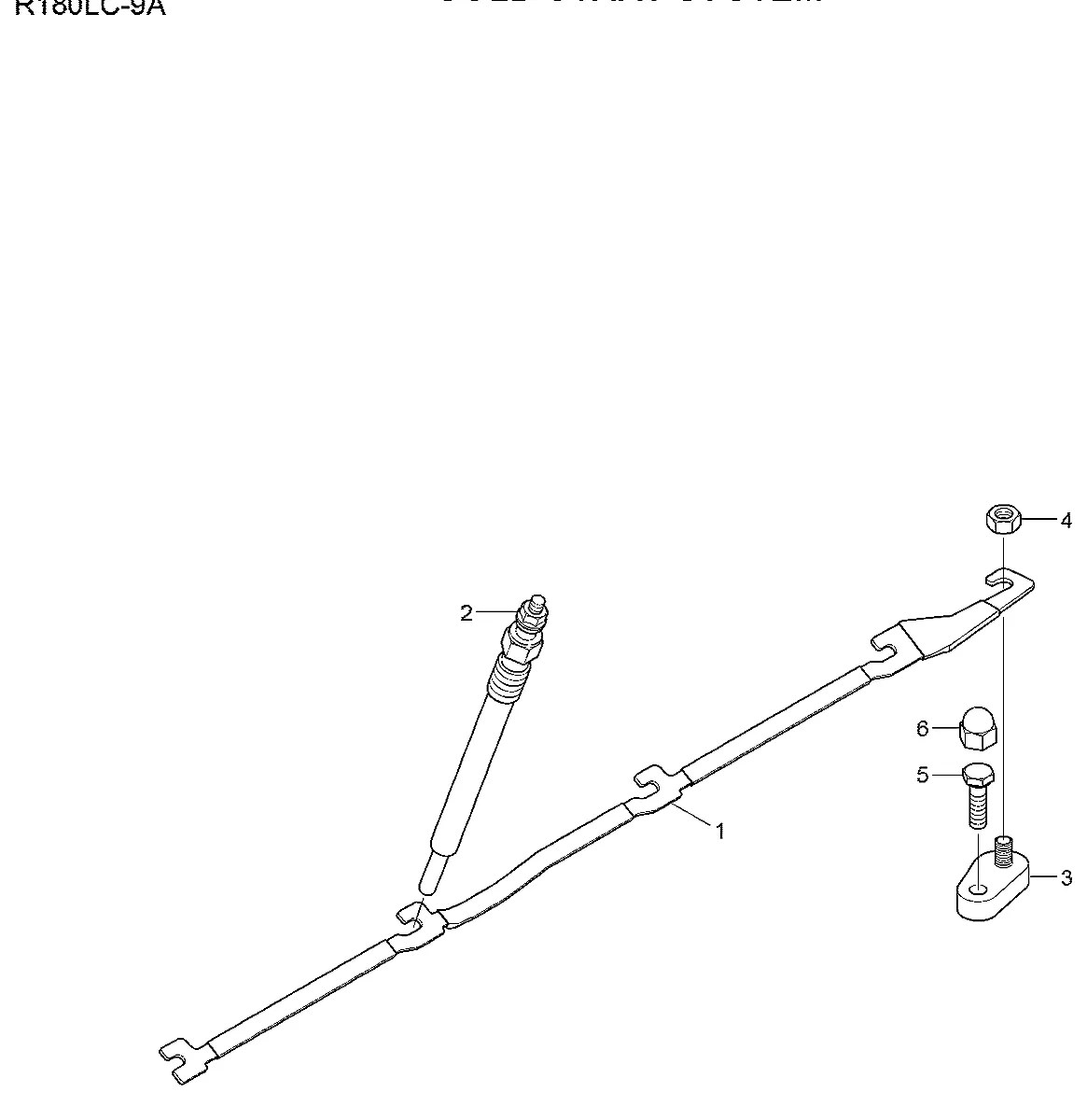 ZUAC-00623 Escavadeira de esteiras Hyundai R180LC-9A