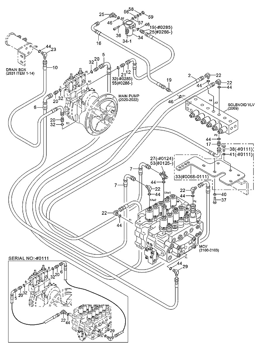 P620-063050 Escavadeira de rodas Hyundai R170W-3