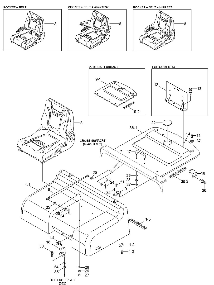 F14103521H Empilhadeira Hyundai HDF50-III