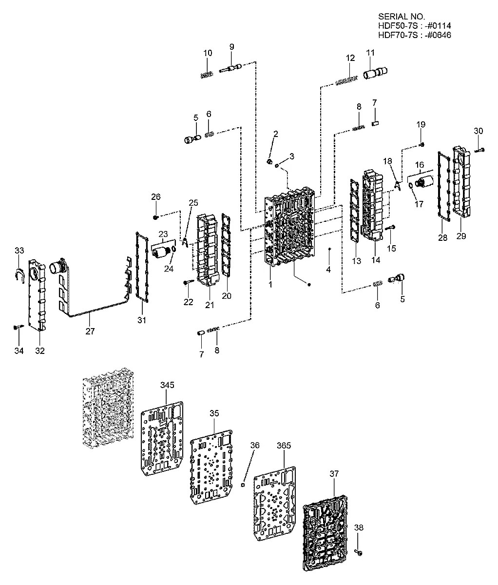 ZGAQ-01915 Empilhadeira Hyundai HDF50-70-7S