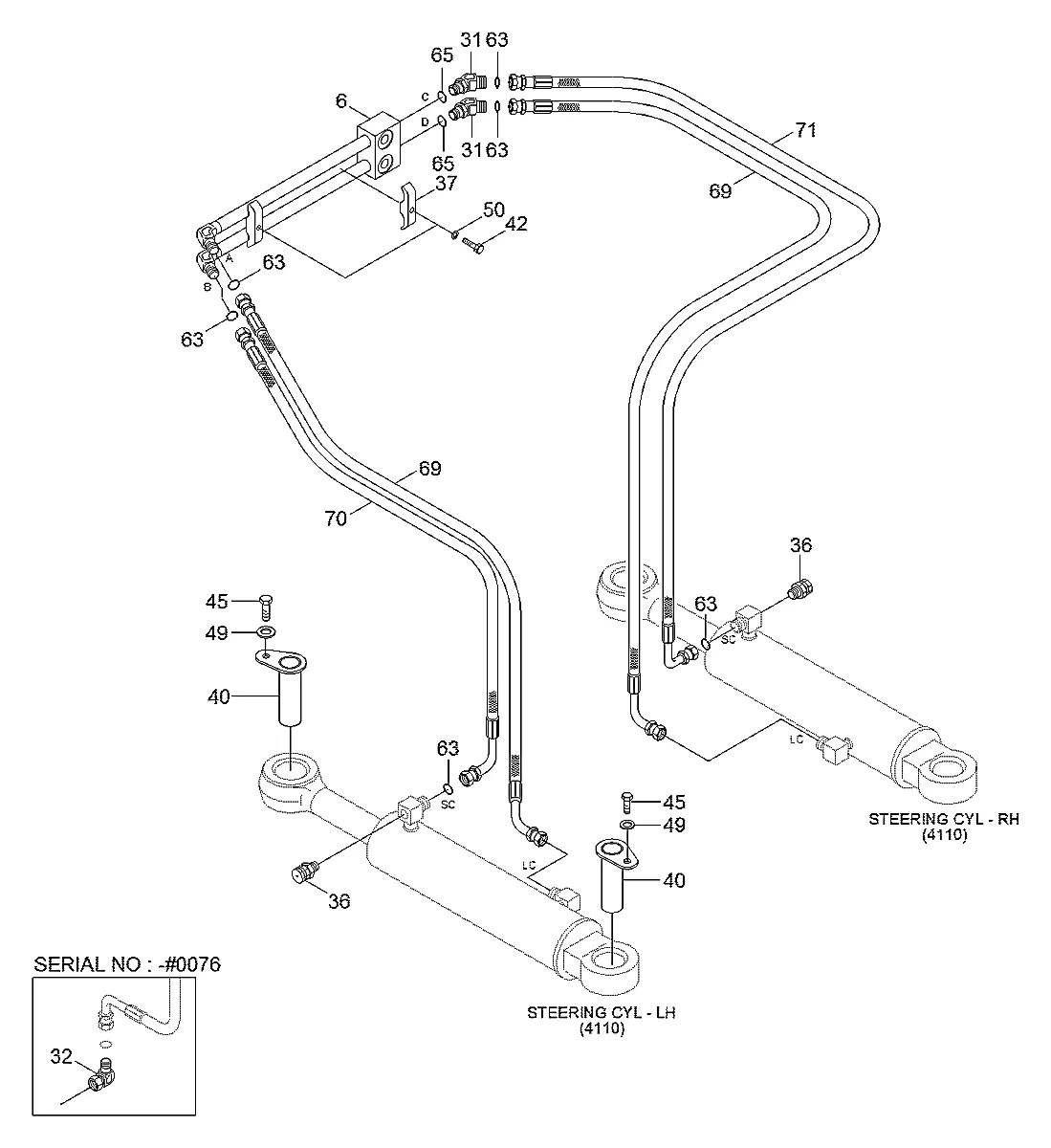 31Z1-30314 Pá-carregadeira Hyundai SL765