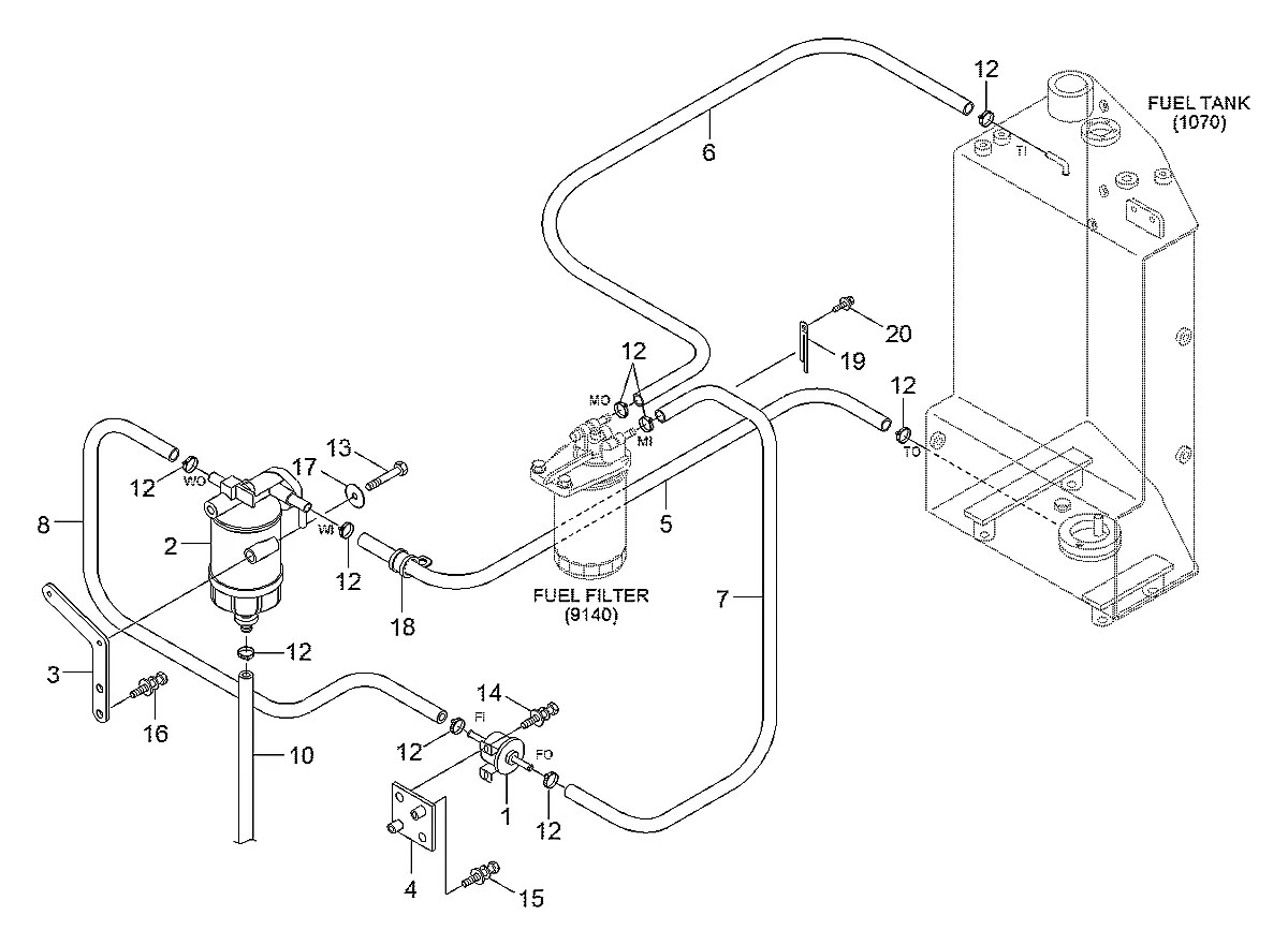S037-104056 Escavadeira de esteiras Hyundai R80CR-9A