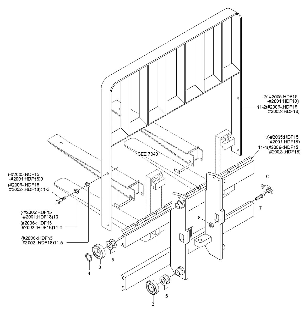 F11520670 Empilhadeira Hyundai HDF15-18