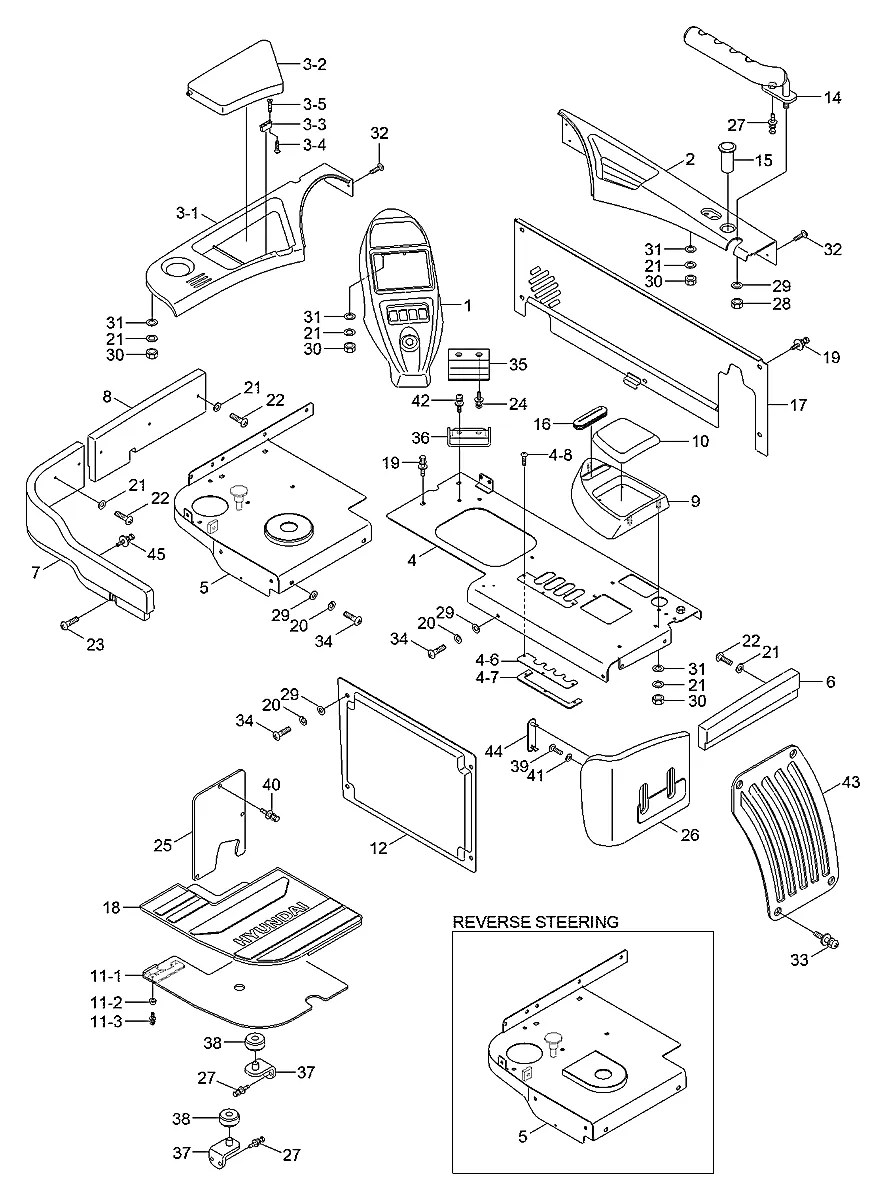 71FP-12110 Empilhadeira Hyundai 10-13-15-18-20BR-9