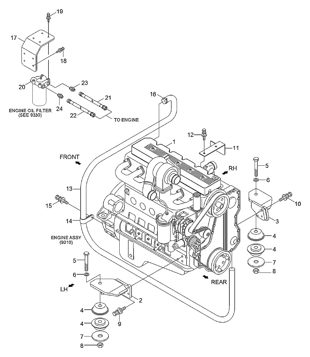 11FT-65250 Empilhadeira Hyundai 110-130-140-160D-7E