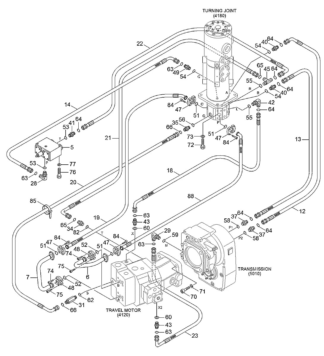 P953-128415 Escavadeira de rodas Hyundai R160W-9A