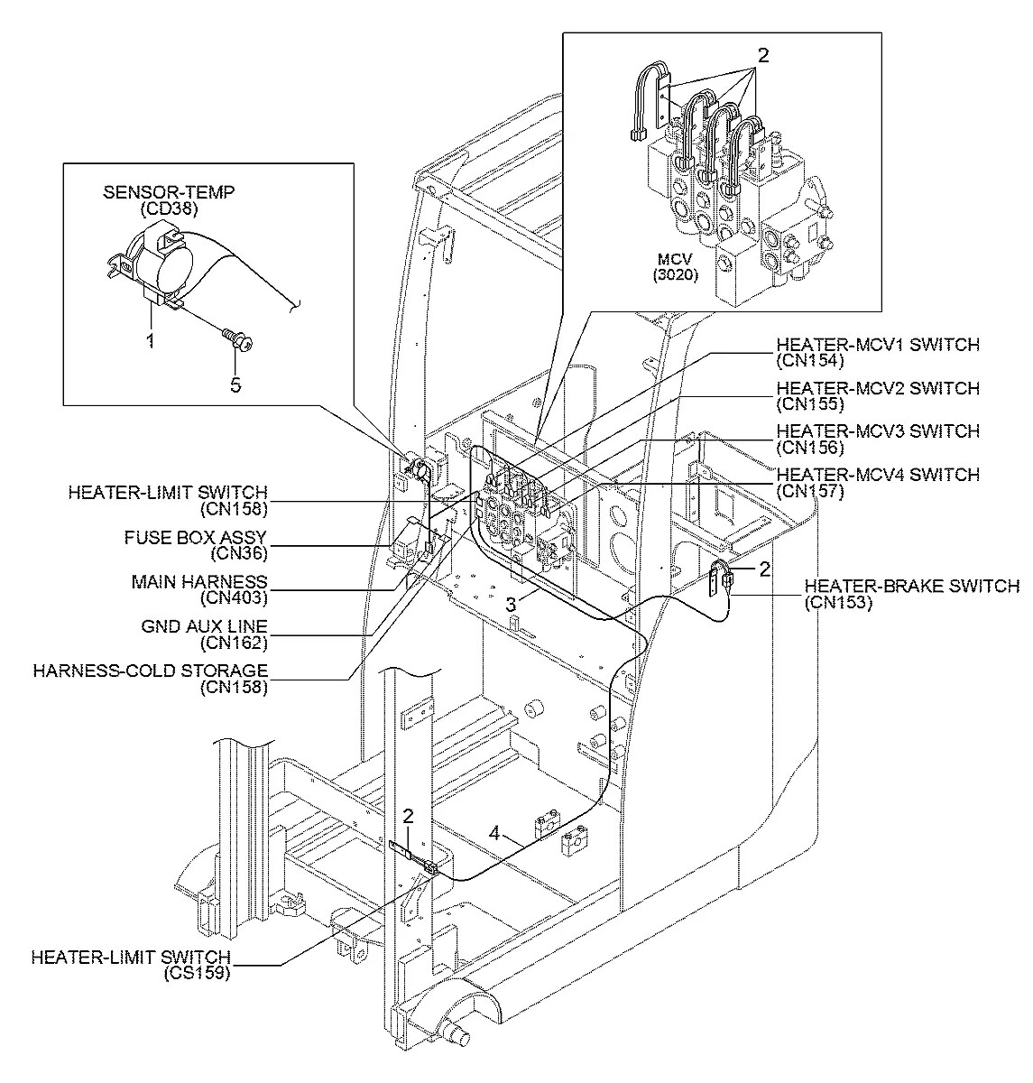 21HQ-95060 Empilhadeira Hyundai 15BR-9E