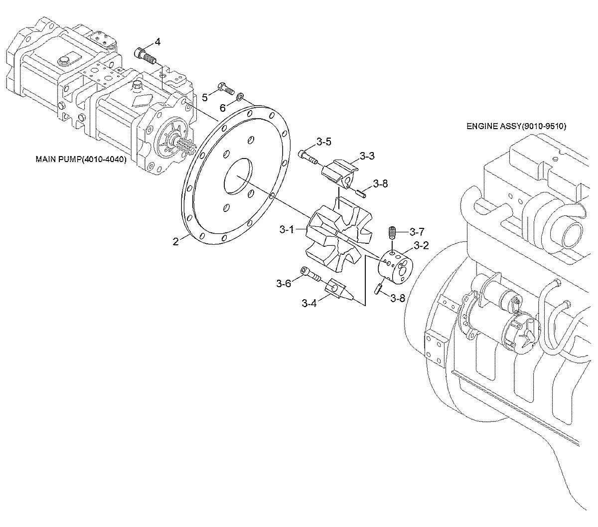 S107-200504 Escavadeira de esteiras Hyundai R250LC-7