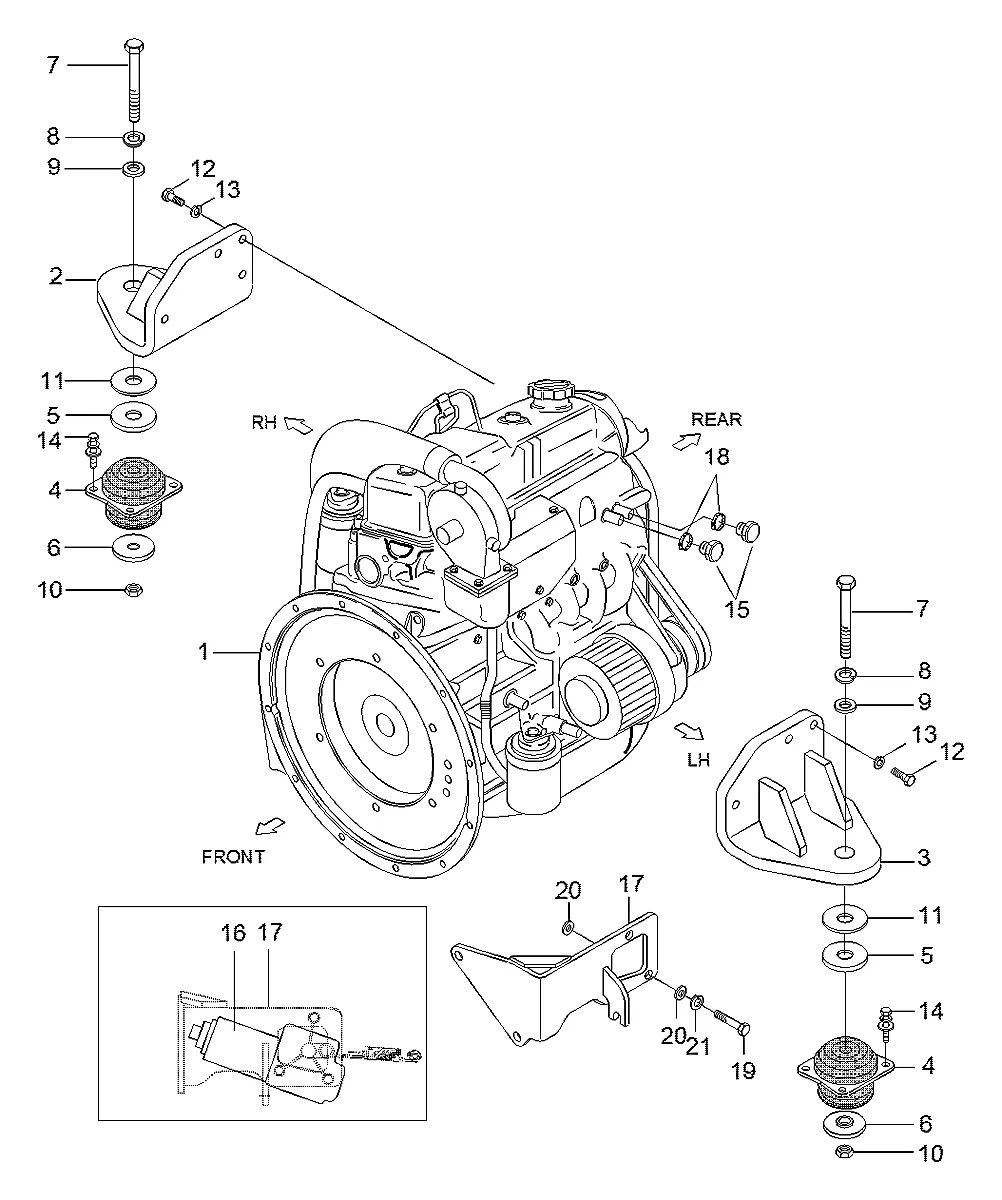 11FE-60011 Empilhadeira Hyundai HDF45-III