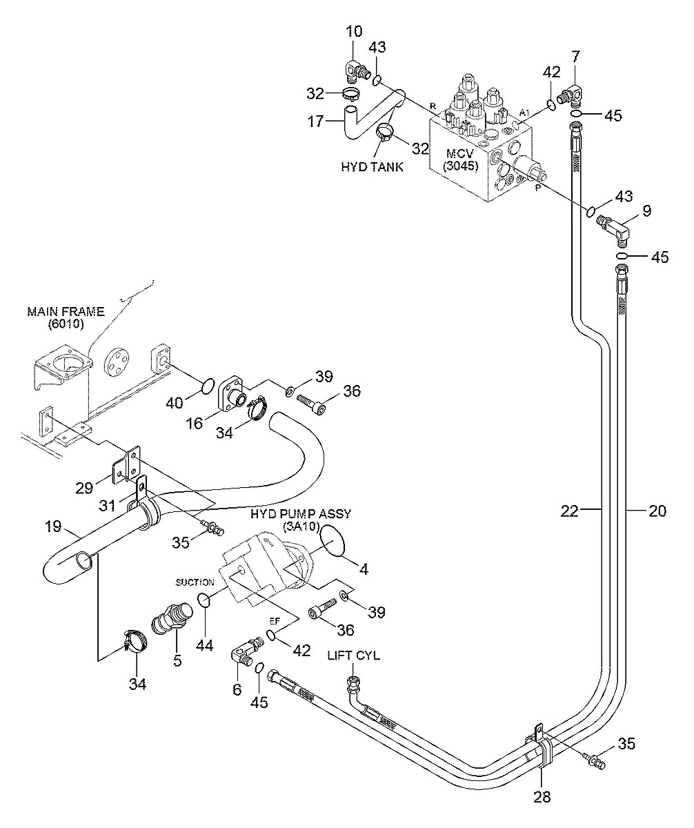 P923-104021 Empilhadeira Hyundai 30L-7M