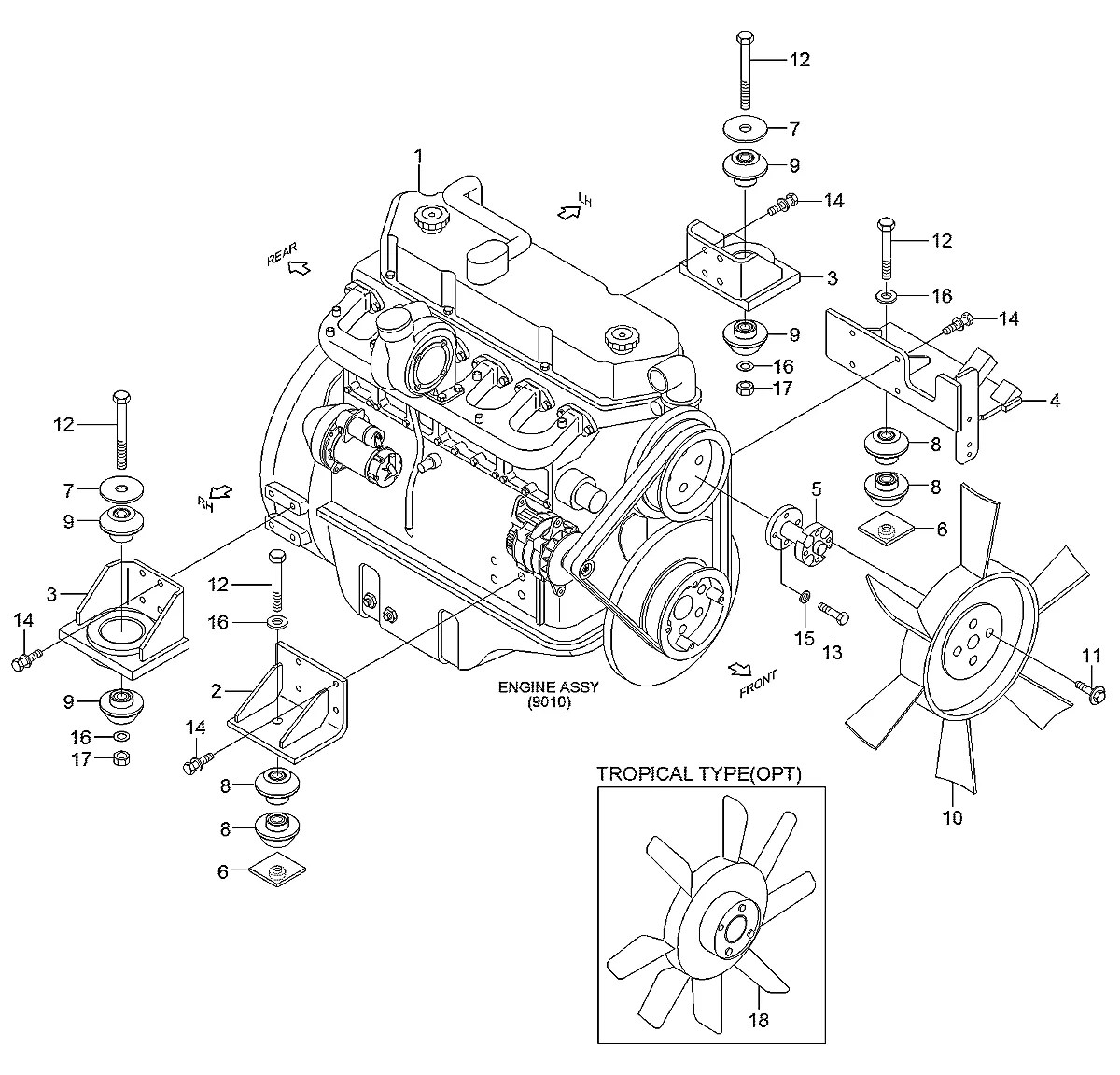 11N5-00050 Escavadeira de esteiras Hyundai R160LC-7