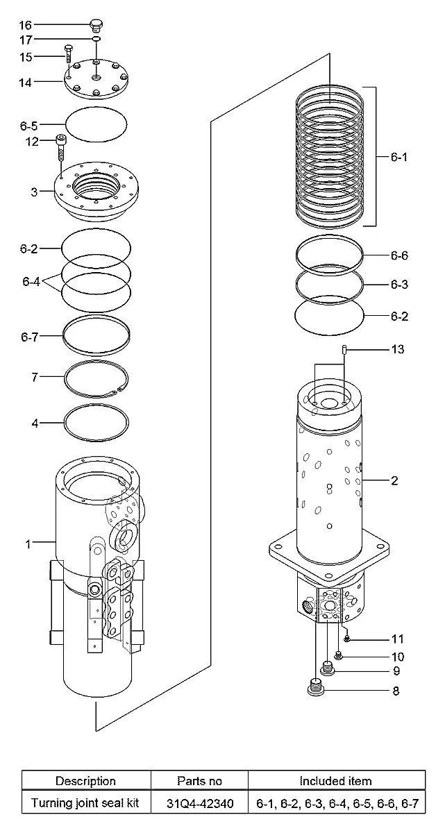 31Q4-42340 Escavadeira de rodas Hyundai R210W-9S