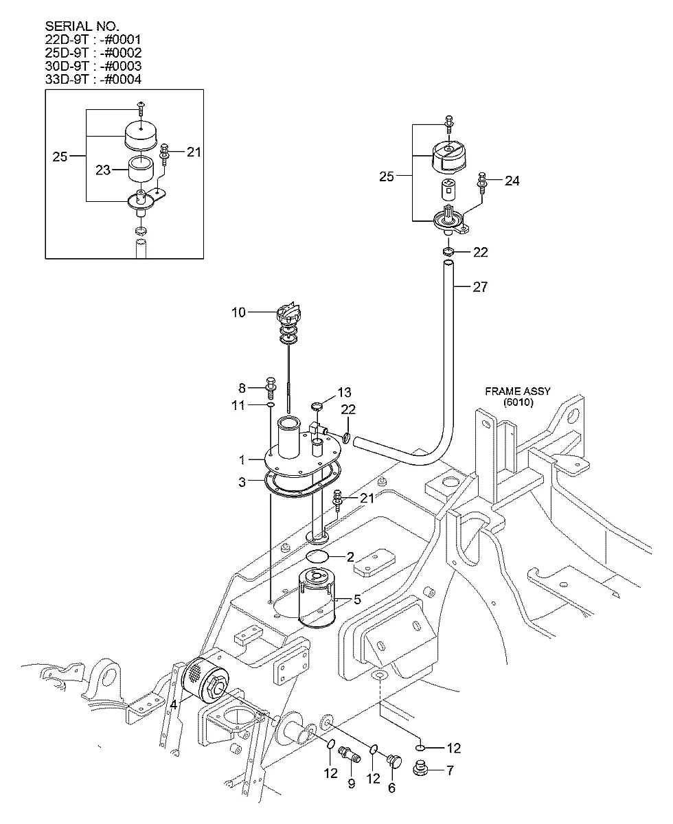 P760-251045 Empilhadeira Hyundai 22-25-30-33D-9T