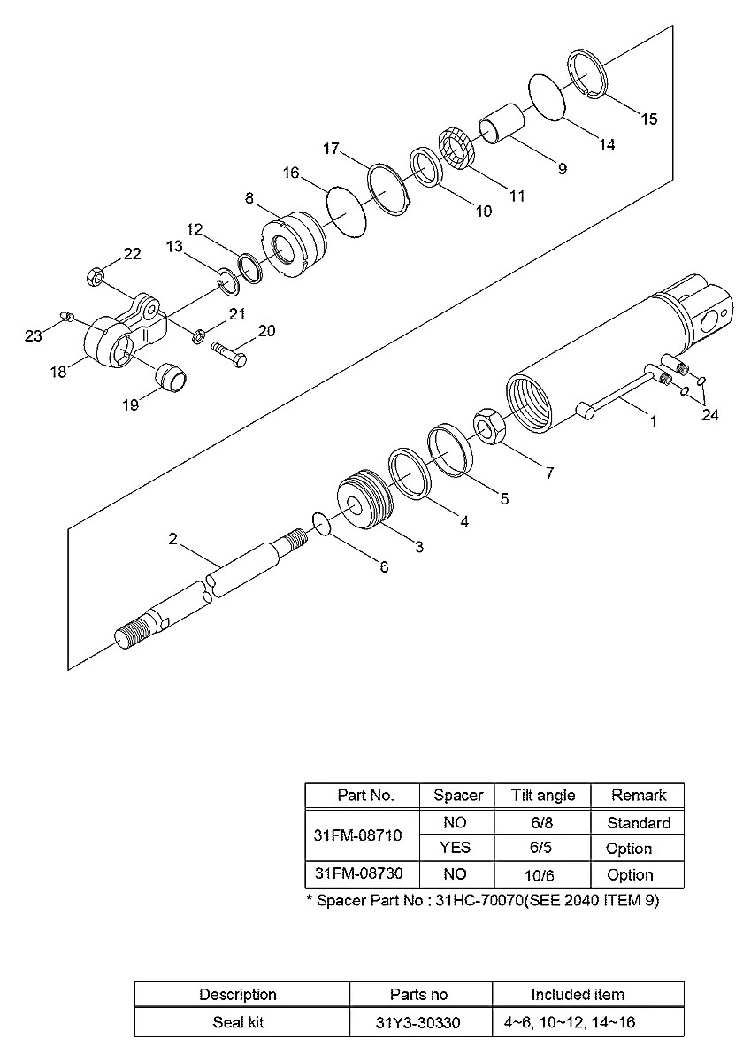XKCD-00315 Empilhadeira Hyundai 20-25-30-32BC-7