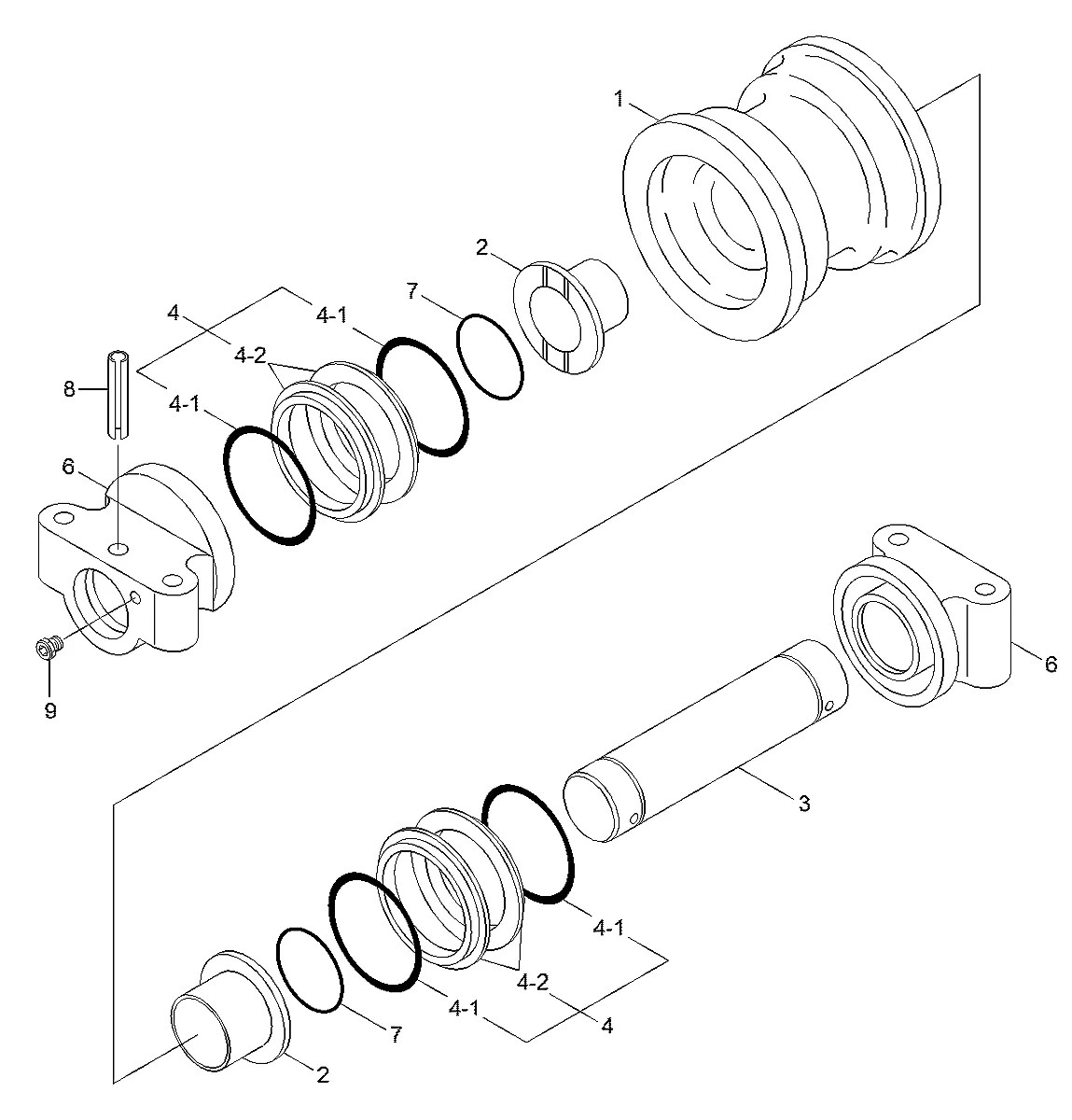 81N6-11010 Escavadeira de esteiras Hyundai RB220LC-9S