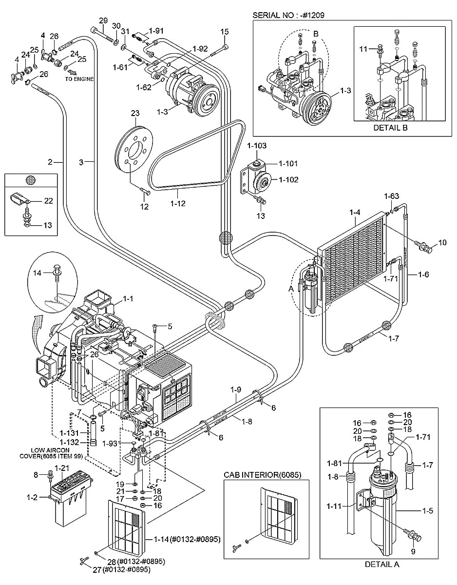 11N4-90100 Escavadeira de esteiras Hyundai R160LC-7