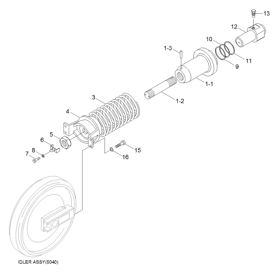 81N4-15010BG Escavadeira de esteiras Hyundai R140LC-7A