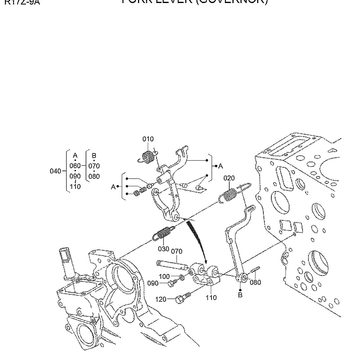 XJBR-02267 Escavadeira de esteiras Hyundai R17Z-9A