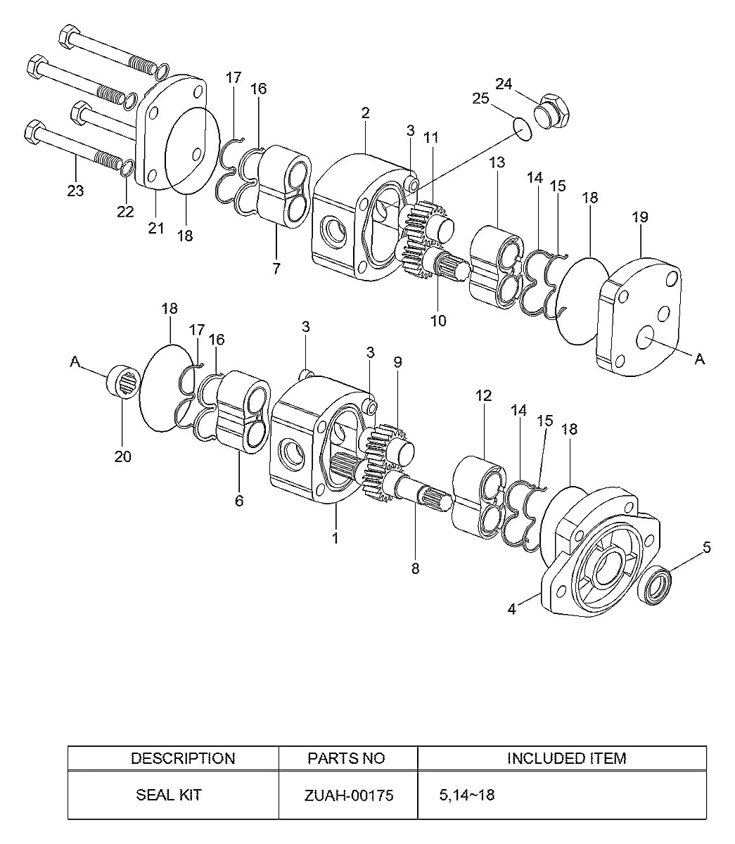 31LB-40300 Pá-carregadeira Hyundai HL770-7A