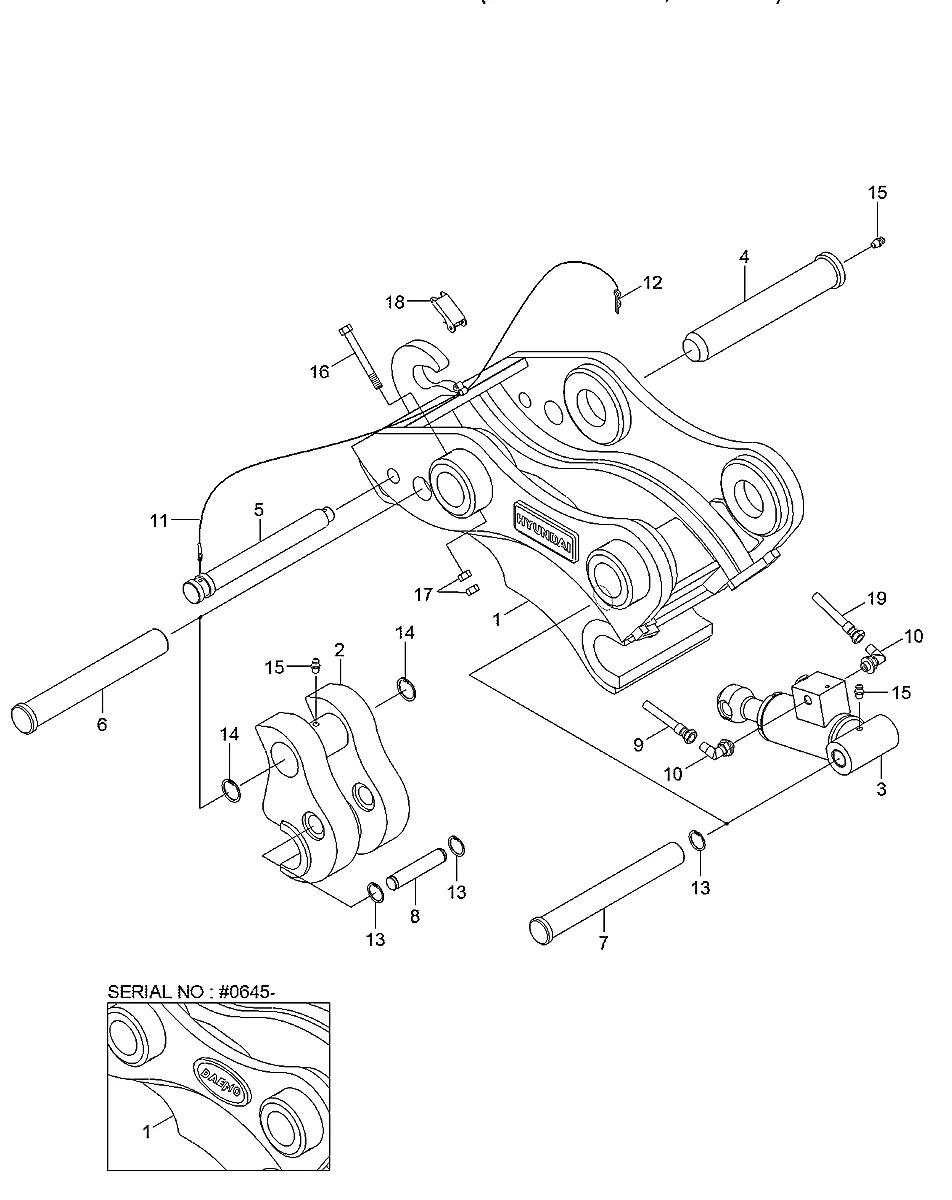 P913-047023 Escavadeira de esteiras Hyundai R80CR-9