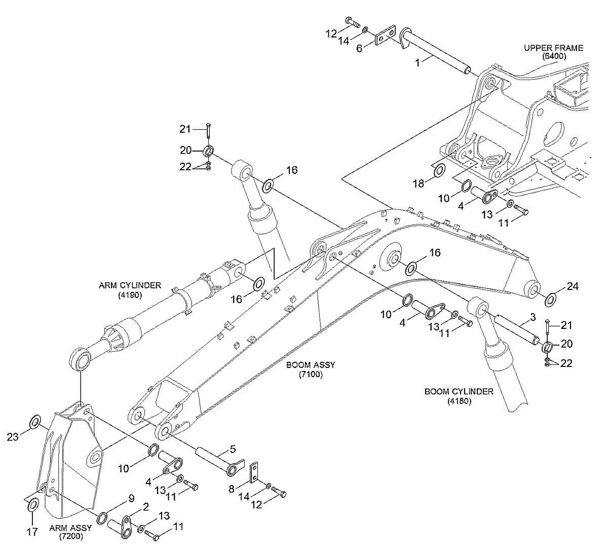 S391-090165 Escavadeira de esteiras Hyundai RD340LC-7