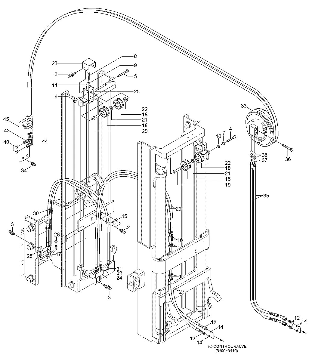 232108000 Empilhadeira Hyundai HDF20-II