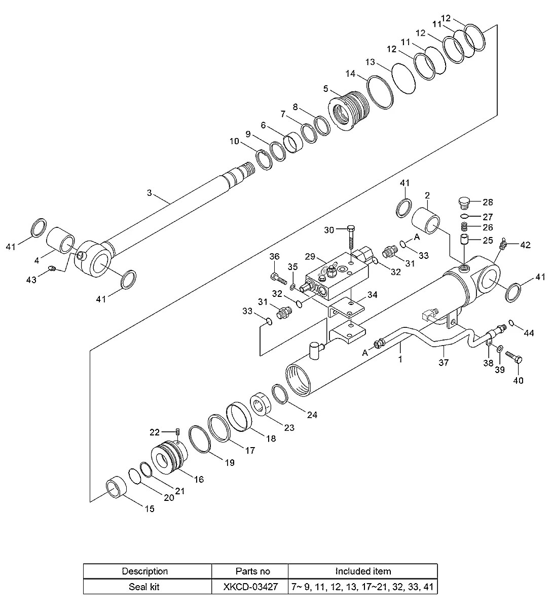 XKCD-03424 Escavadeira de esteiras Hyundai R25Z-9AK