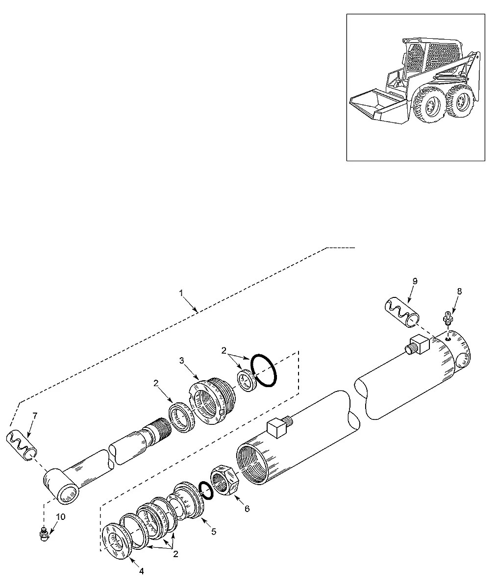 YCAC-00605 Mini carregadeira Hyundai HSL800T