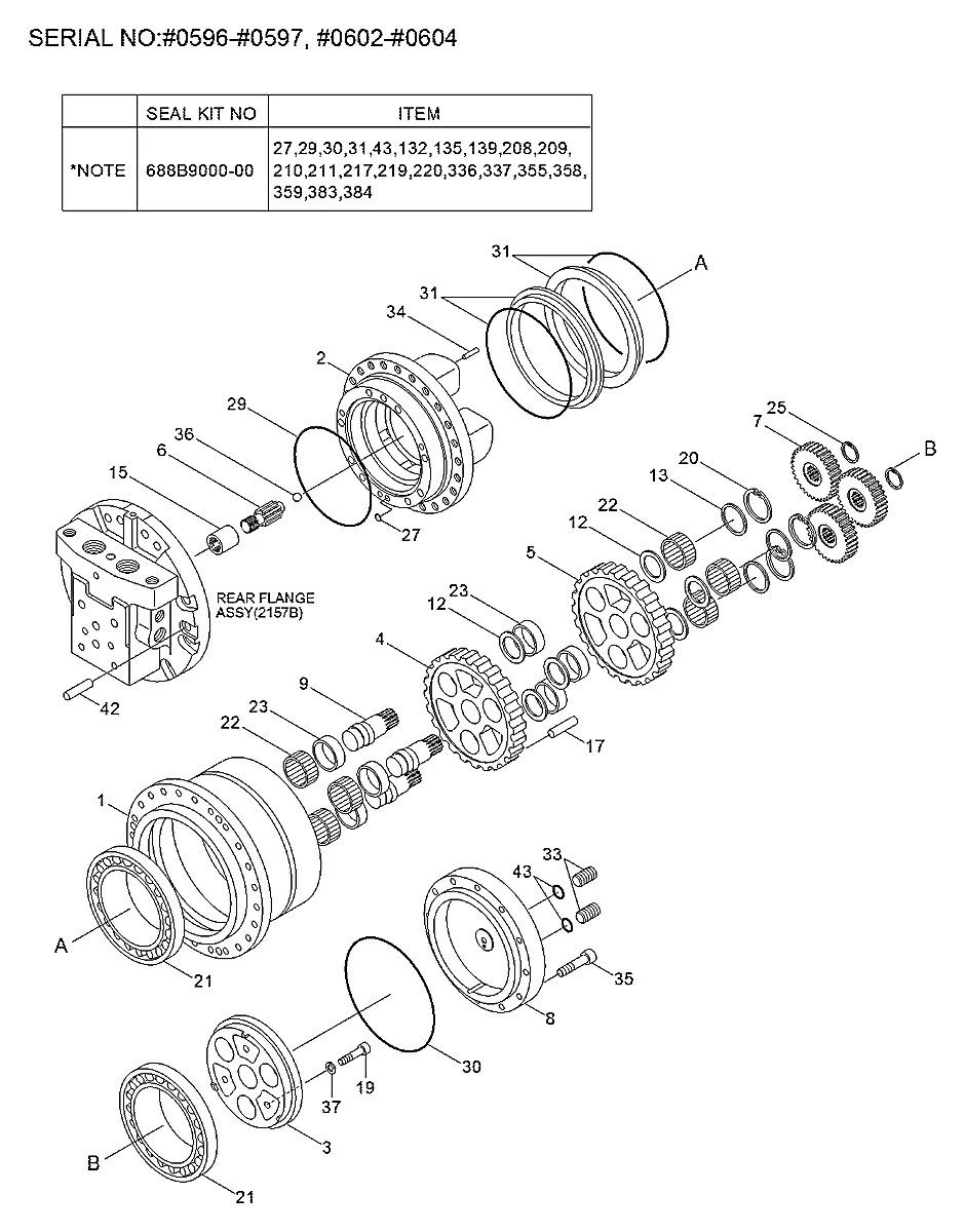 207-27-61331 Escavadeira de esteiras Hyundai R180LC-3