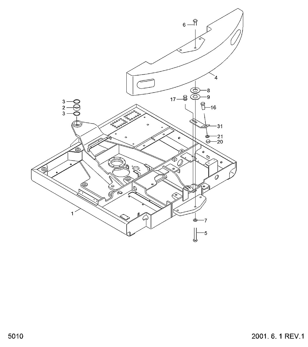 71EE-58020 Escavadeira de rodas Hyundai R95W-3